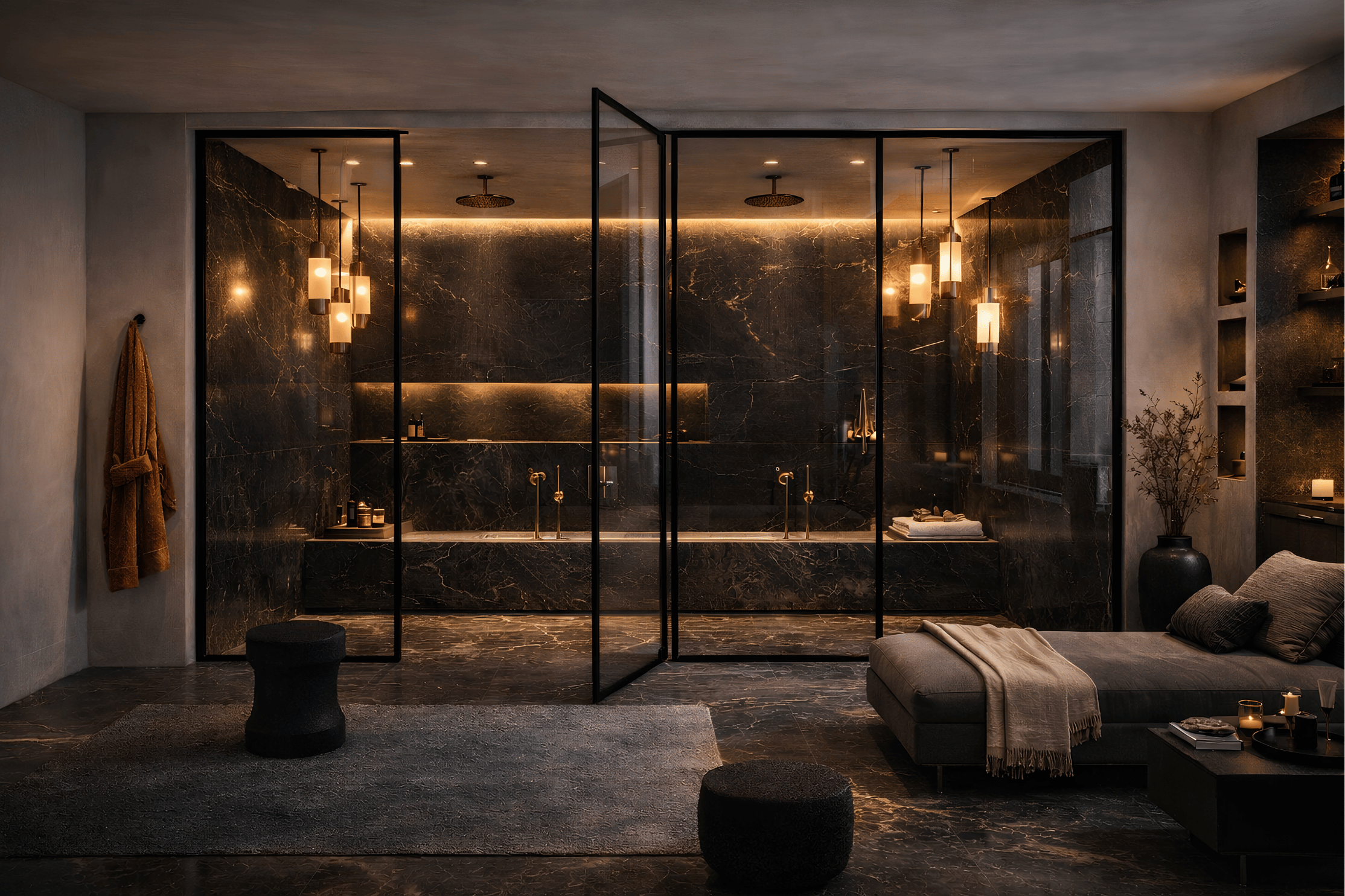 Palatial Shower Enclosure